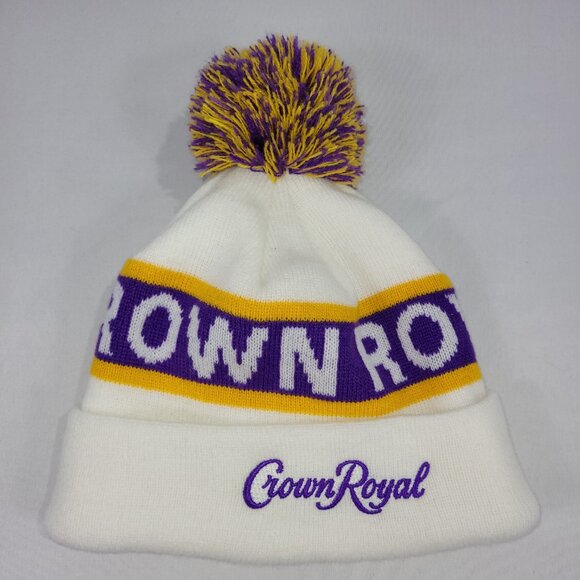 Crown Royal Toque Canadian Whiskey Beanie Winter Knit Hat - Picture 1 of 1